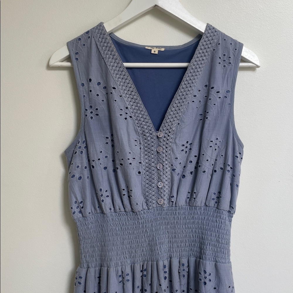 Eyelet Cotton Dress Sleeveless. Size S